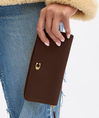 ♥️週末セール♥️✨新品未使用✨COACH　シグネチャー　長財布　ブラウン COACH（コーチ） 国内発送 財布 レディース 長財布 シグネチャー